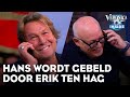 Hans wordt live in uitzending gebeld door Ten Hag; René neemt telefoon over | VERONICA INSIDE