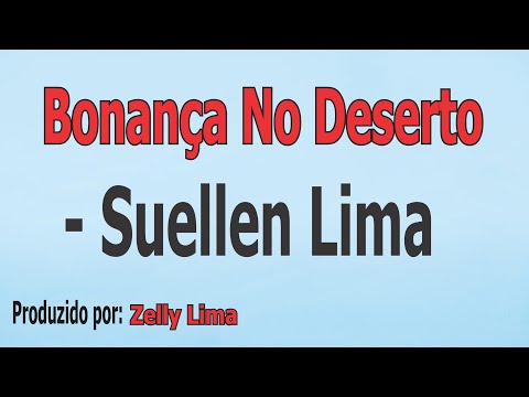 Bonança No Deserto - Suellen Lima playback com letra