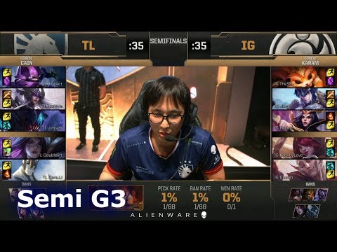 Invictus Gaming vs Team Liquid - Game 3 | Semi Final LoL MSI 2019 | IG vs TL G3