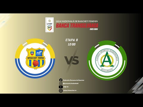 Liga Nationala de Baschet Feminin 25/26 - FCC Baschet UAV Arad vs CS Agronomia Bucuresti