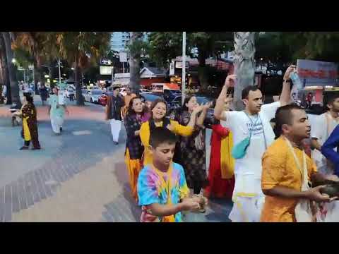 Harinam at Beach, Thailand - Hare Krishna Kirtan/Bhajan