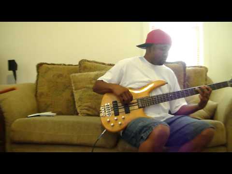 Stevie Mello - Practicing Bass - Gospel song I'm A Beleiver