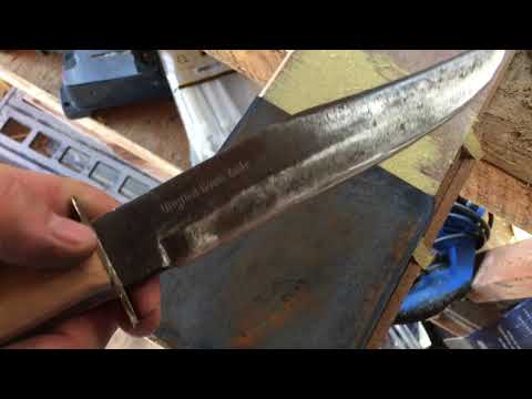 Restoring A Solingen Original Bowie Knife