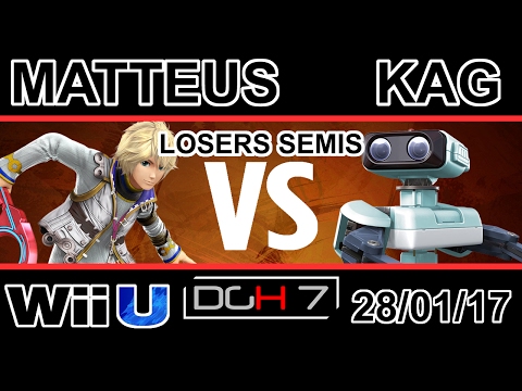 Don't Get Hit 7 - Matteus (Shulk) vs KnotAGiraffe (ROB) - Losers Semis
