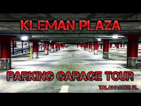 Tour of the MASSIVE UNDERGROUND Kleman Plaza Parking Garage - Talahassee FL
