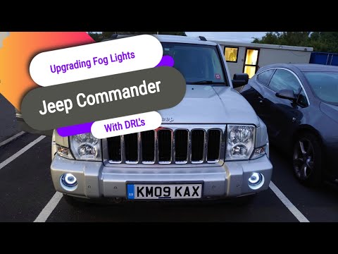 Upgrading Fog Lights on a Jeep Commander with DRL's