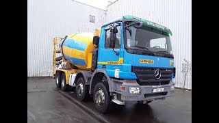 Mercedes-Benz Actros 3236 8x4 eps concrete mixer truck for sale - Image 4 | Machineryline TZ Mercedes-Benz Actros 3236 8x4 eps concrete mixer truck | Image 4 - Machineryline