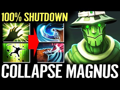 🔥 The ONLY ONE 100% Shutdown Collapse Magnus - XINQ Rubick TI10 Best POS4 Dota 2 Pro