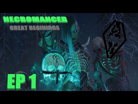 A OVERPOWERED NECROMANCER BUILD IN THE ELDER SCROLLS SKYRIM MODS 2023