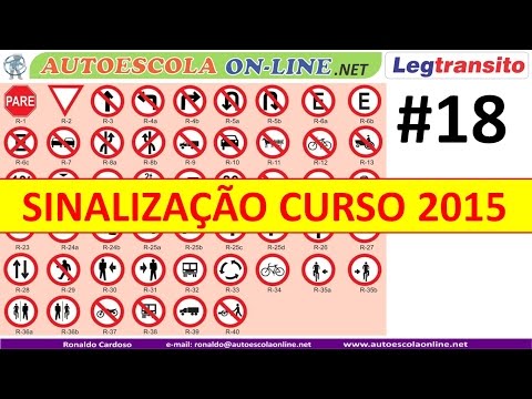 SINALIZAÇÃO - Significado das placas de Regulamentação e Advertência
