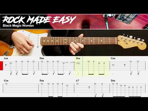 Black Magic Woman - Santana | BEGINNERS GUITAR | Songs Made Easy