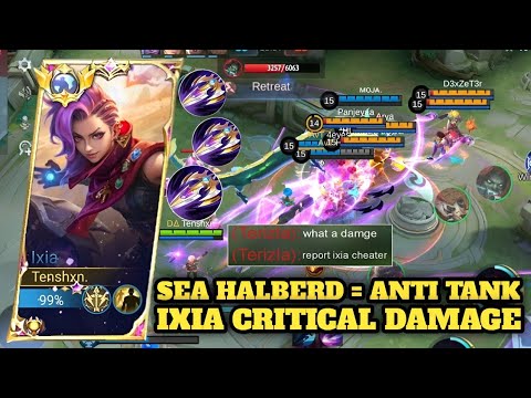 IXIA NEW ANTI TANK?? BEST COUNTER BUILD FOR META HEROES 🔥🔥 | IXIA MLBB