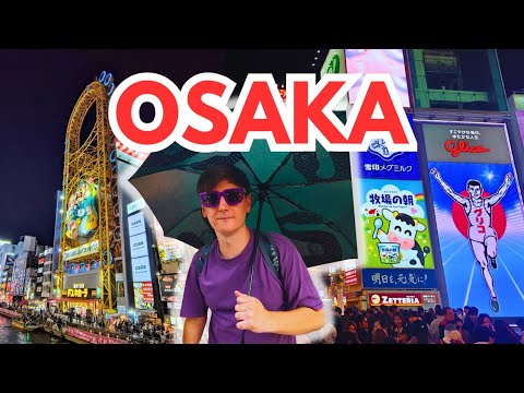 How to Spend 3 Days in Osaka | Neon Lights 🏮 Arcades 🕹️ Okonomiyaki 🥞 Travel Vlog 2024 🇯🇵