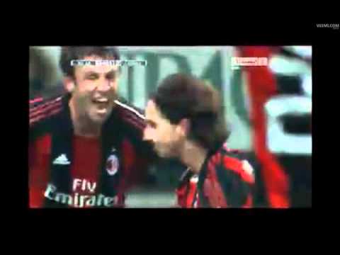AC Milan vs Cesena 2-0 highlights all goal 23-01-2011