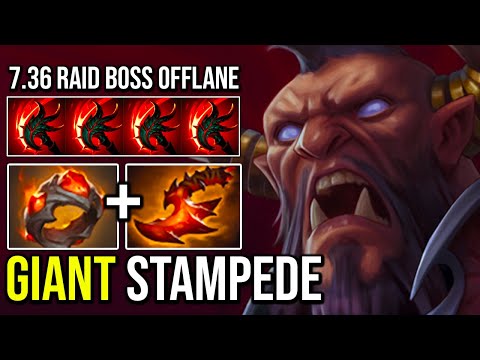 EPIC Giant Stampede Centaur Warrunner 100% Taking Control of The Game Dota 2