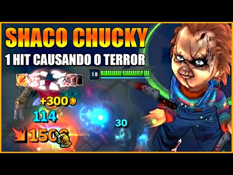 SHACO CHUCKY BONECO ASSASSINO SÓ NO 1 HIT
