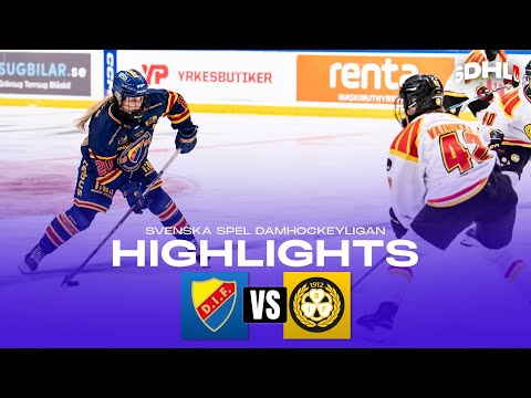 Highlights: Djurgården Hockey - Brynäs IF | SDHL | Hovet | 2025-10-29