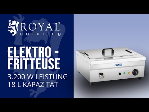 Video - Fettbackgerät - 18 Liter - 3.200 W - Kaltzone