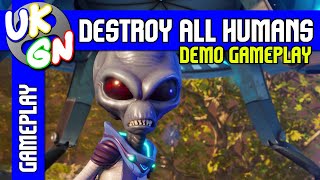 Destroy All Humans Remake [PC] Demo Gameplay