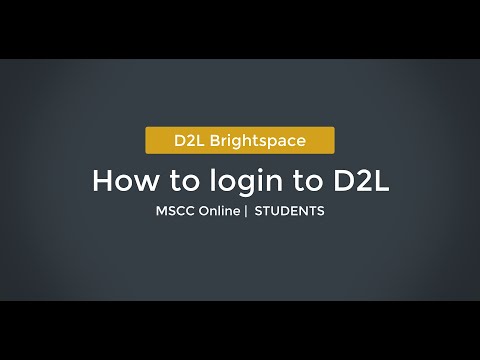 Motlow D2l Login