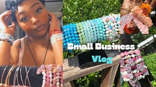 Small Business Vlog , Make Bracelet and Ship a Order with me