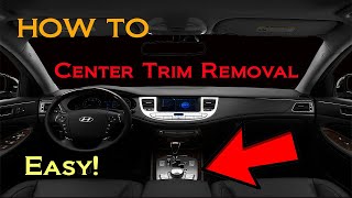 Center Console trim removal