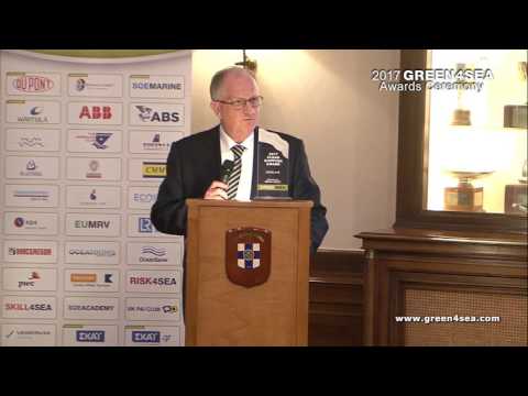 DFDS receives the 2017 GREEN4SEA Clean Shipping Award