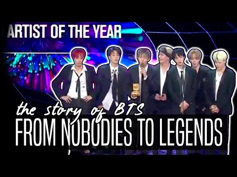 BTS // FROM NOBODIES TO LEGENDS 2013- DEC 2017 Video
