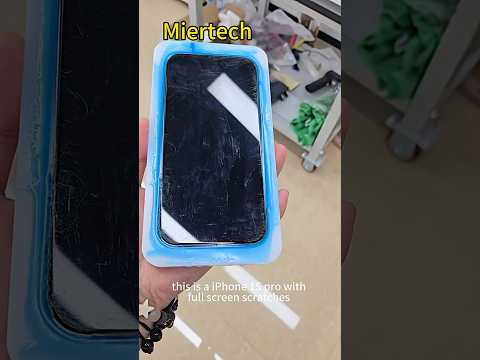 phone screen polishing restoration video