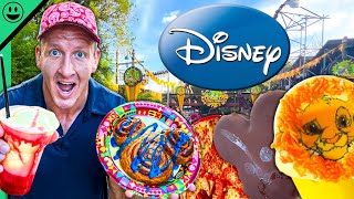 $100 Disney Food Challenge in Animal Kingdom! Most Expensive Food on Earth!!