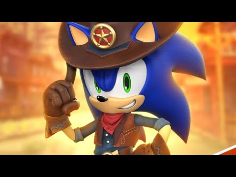 SHERIFF SONIC!! Sonic Dash Gameplay!!