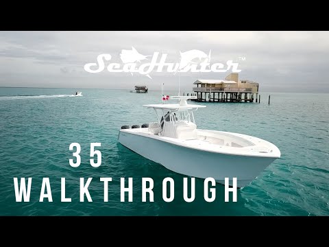 35 SeaHunter Walkthrough | Seahunter Boats