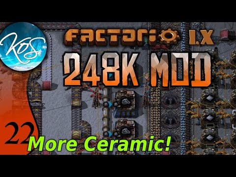 Factorio 248k Mod 22 - STONE, CERAMIC, & TRAINS - Tips & Tricks