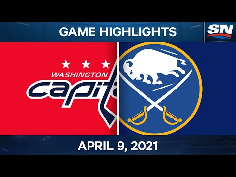 NHL Game Highlights | Capitals vs. Sabres - Apr. 9, 2021