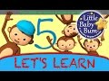 Five Little Monkeys Jumping Little Baby Bum Nursery Rhymes For Babies Songs For Kids