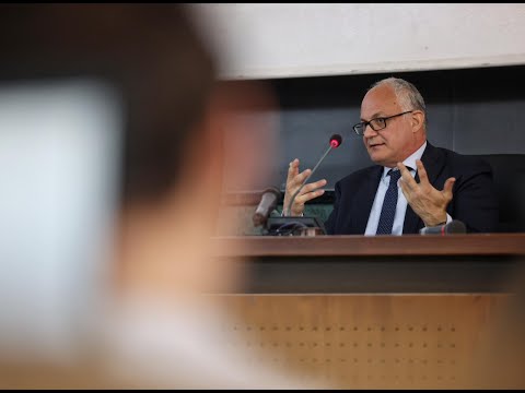 Lezione del sindaco Gualtieri al seminario "Historia magistra vitae. Corsi e ricorsi storici"