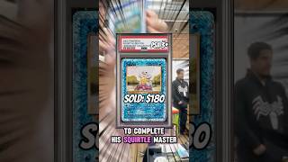 Made their day with an Awesome Christmas gift for their Squirtle Masterset! #cardshow #pokemontcg
