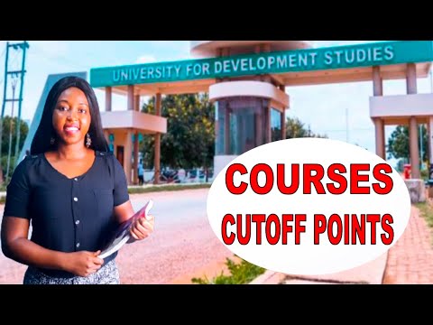 All UDS Courses and Cutoff Points