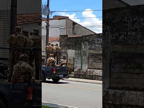 Operação do BOPE na Cidade de  Muritiba, são Félix Cachoeira.