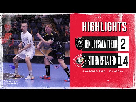 Highlights Svenska Cupen IBK Uppsala Teknologer vs Storvreta IBK 2-14