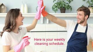 Weekly House Cleaning Schedule That’s Quick And Easy