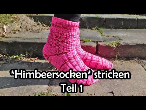 Knitting *Raspberry Socks* Part 1 - Romy Fischer Knitting Instructions