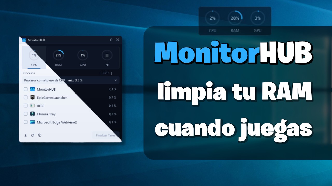 ¿Poco espacio de RAM? Usa esta herramienta mientras juegas en Windows #dprojects #windows #ram