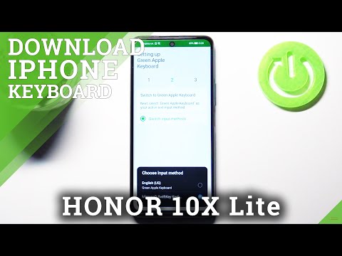 How to Download and Install Green Apple Keyboard on HONOR 10X Lite –iPhone Keyboard on Android