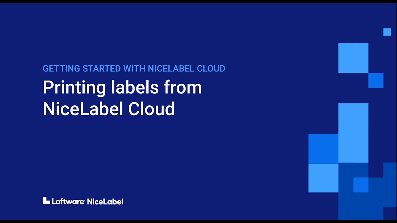 Printing labels from NiceLabel Cloud