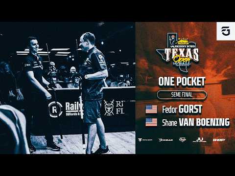 FEDOR GORST - SHANE VAN BOENING | TEXAS OPEN 2026 | ONE POCKET