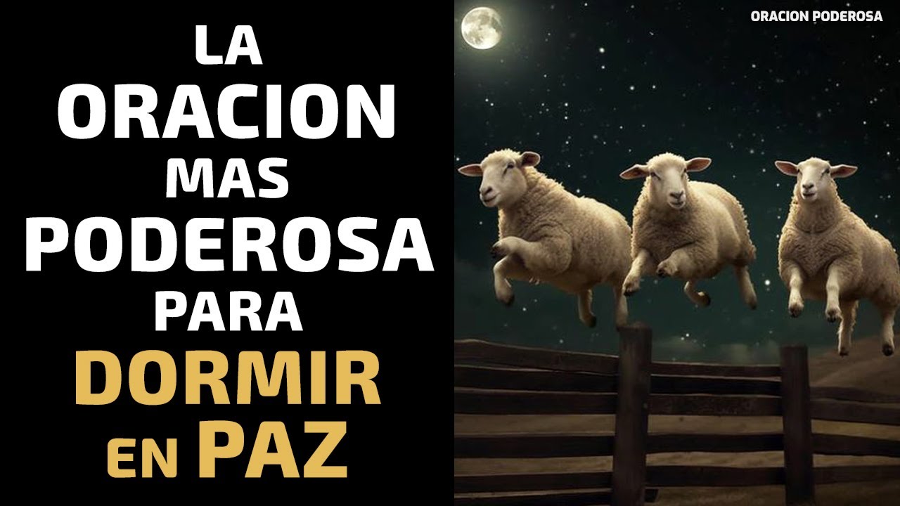 La oración más poderosa para dormir en paz 🪑 La silla de la humildad