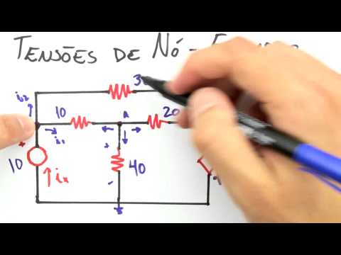Me Salva! CRC26 - Tensões de nó - Exemplo com Fontes Dependentes
