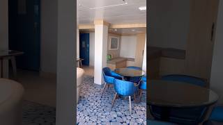 One bedroom Aqua Theater Suite tour #cruise #utopiaoftheseas #royalcaribbean #cruiseadventures