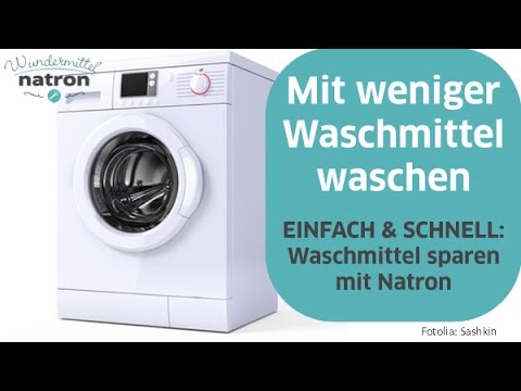 Waschmittel sparen mit Natron